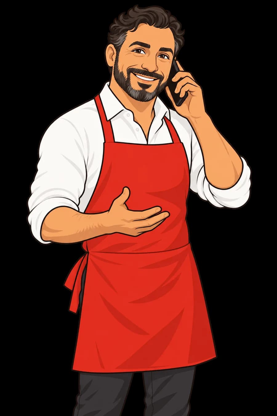 Primo on the phone